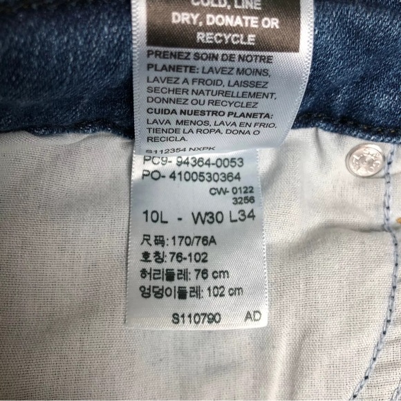 Levi Strauss Signature Mid-Rise Bootcut, Size 10 L, W30 L 34 - Picture 4 of 7